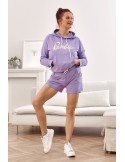 Purple tracksuit set with shorts 1840 - Online store - Boutique